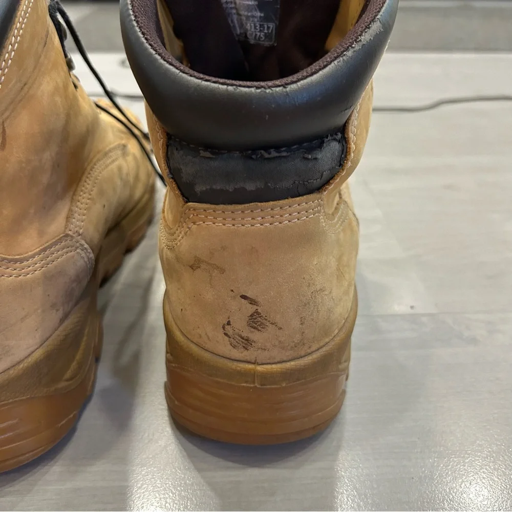 Herman Survivors Work Boots Mens 11W Leather Steel Toe Waterproof MNHS46DP001 - Picture 10 of 15